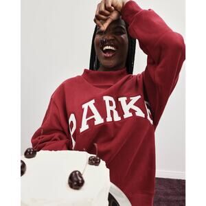 Parke Varsity Mockneck Burgundy